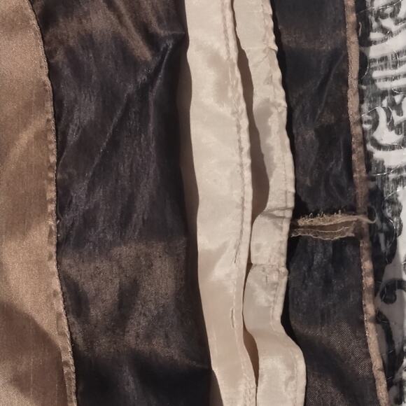 W Too Watters & Watters Bronze Two-Piece Cream Ribbon Sash Formal Skirt Set 12 - Picture 13 of 13